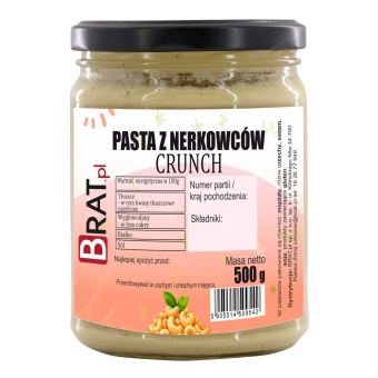 Pasta z nerkowców CRUNCH 500g