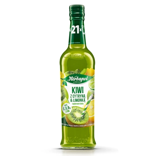 Syrop KIWI Z CYTRYNĄ I LIMONKĄ suplement diety 420ml.webp