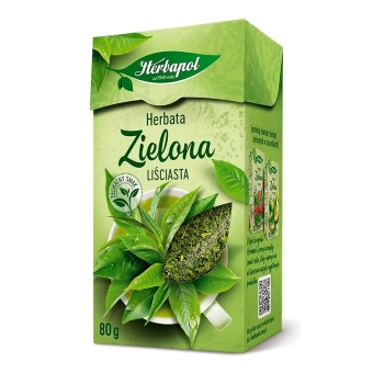 Herbata zielona klasyczna liściasta 80g 