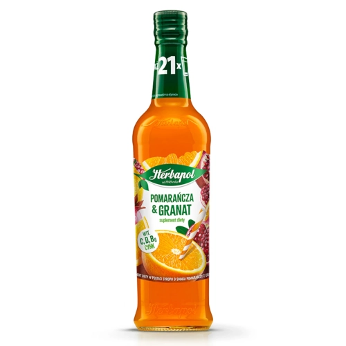 Syrop POMARAŃCZA Z GRANATEM suplement diety 420ml.webp
