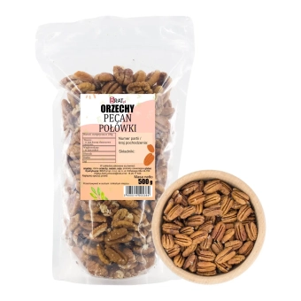 Orzechy pecan połówki 500g