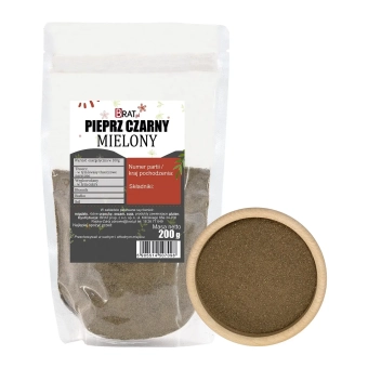 Pieprz czarny mielony 200g