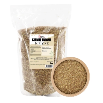 Siemię lniane mielone 1kg