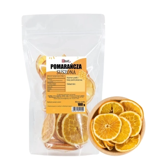 Pomarańcza suszona plaster 100g