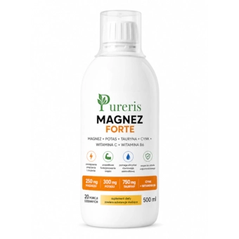 Magnez Forte w płynie 500ml PURERIS