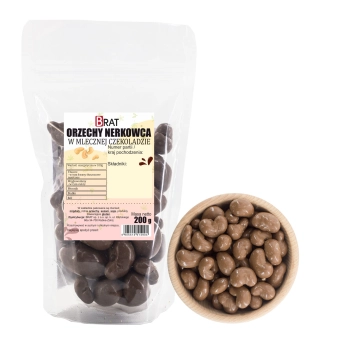 Orzechy nerkowca w mlecznej czekoladzie 200g
