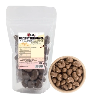 Orzechy nerkowca w mlecznej czekoladzie 200g