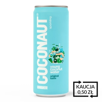 Woda gazowana z młodego kokosa 320ml 