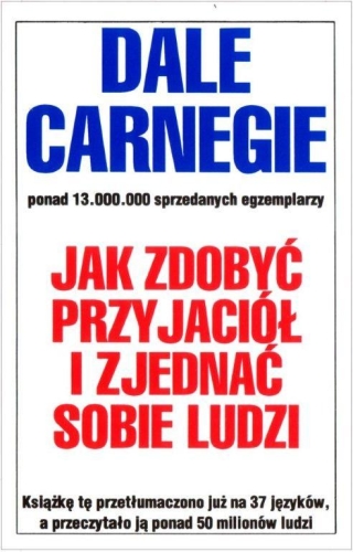 okładka książki  Dale Carnegie Jak zdobyć przyjaciół i zjednać sobie ludzi